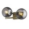 Homeroots 9.25 x 17 x 8.25 in. Lunette 2-Light Aged Brass Sconce 398789 - alternate 7